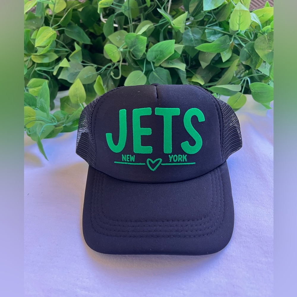 New York Jets trucker hat, NFL, football, NYJ